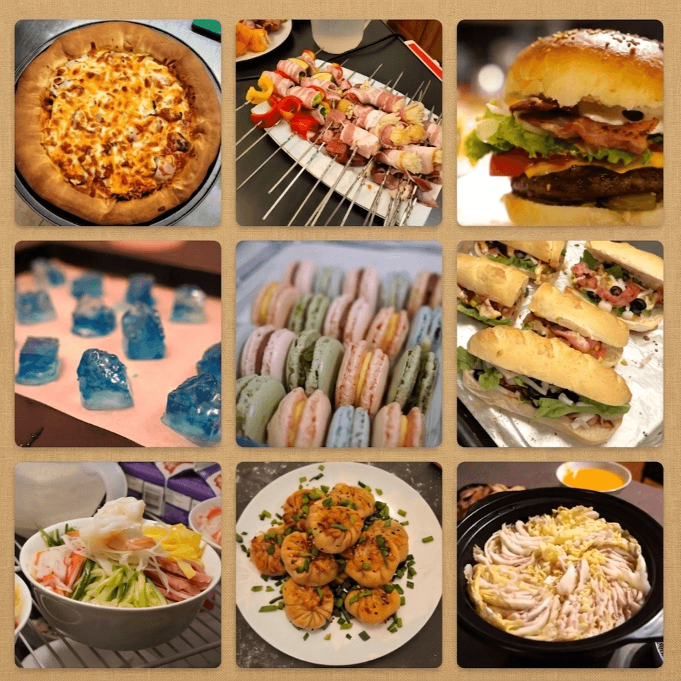 A gallery of the food I made