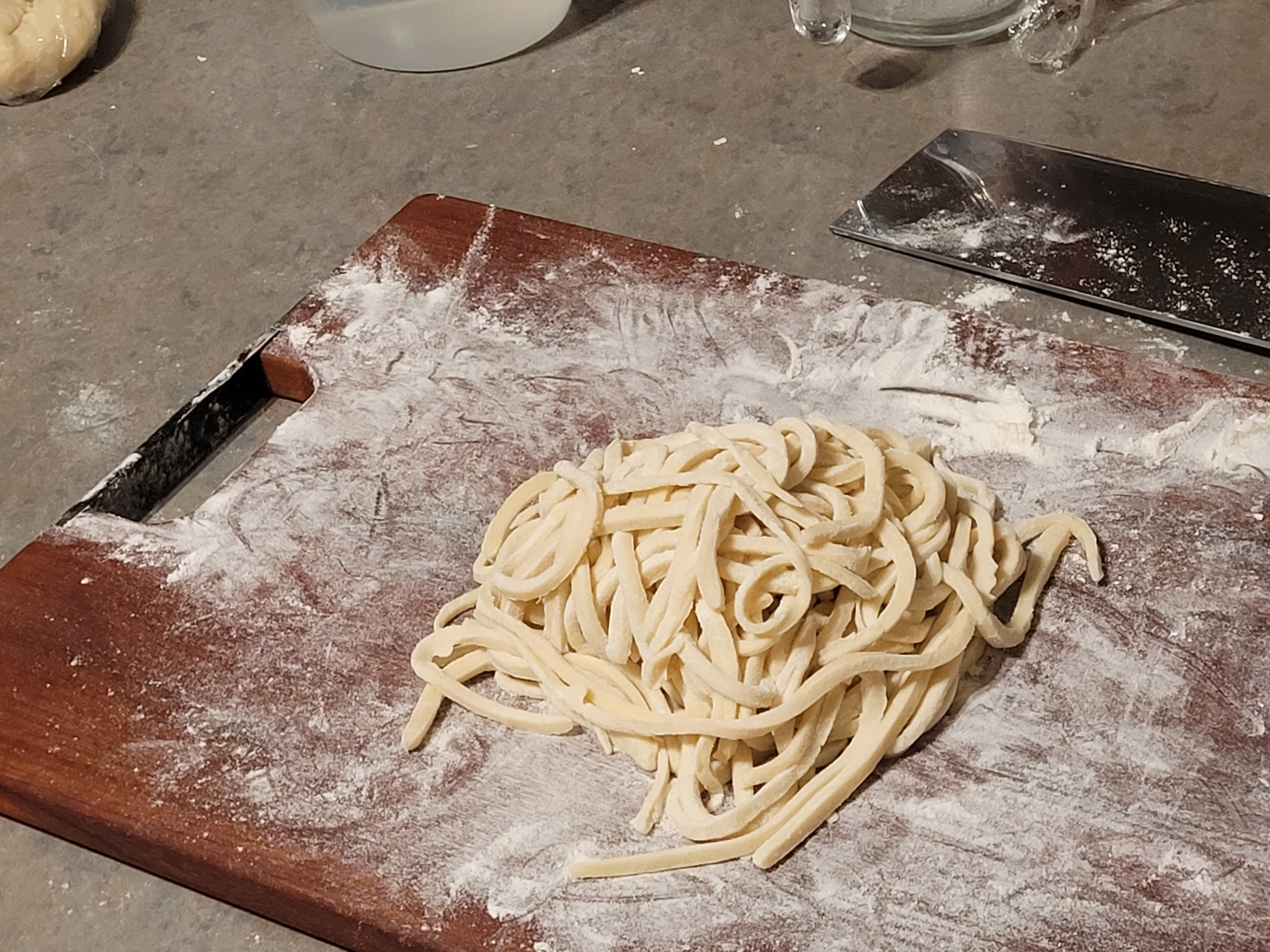 Handmade Noodles Pile