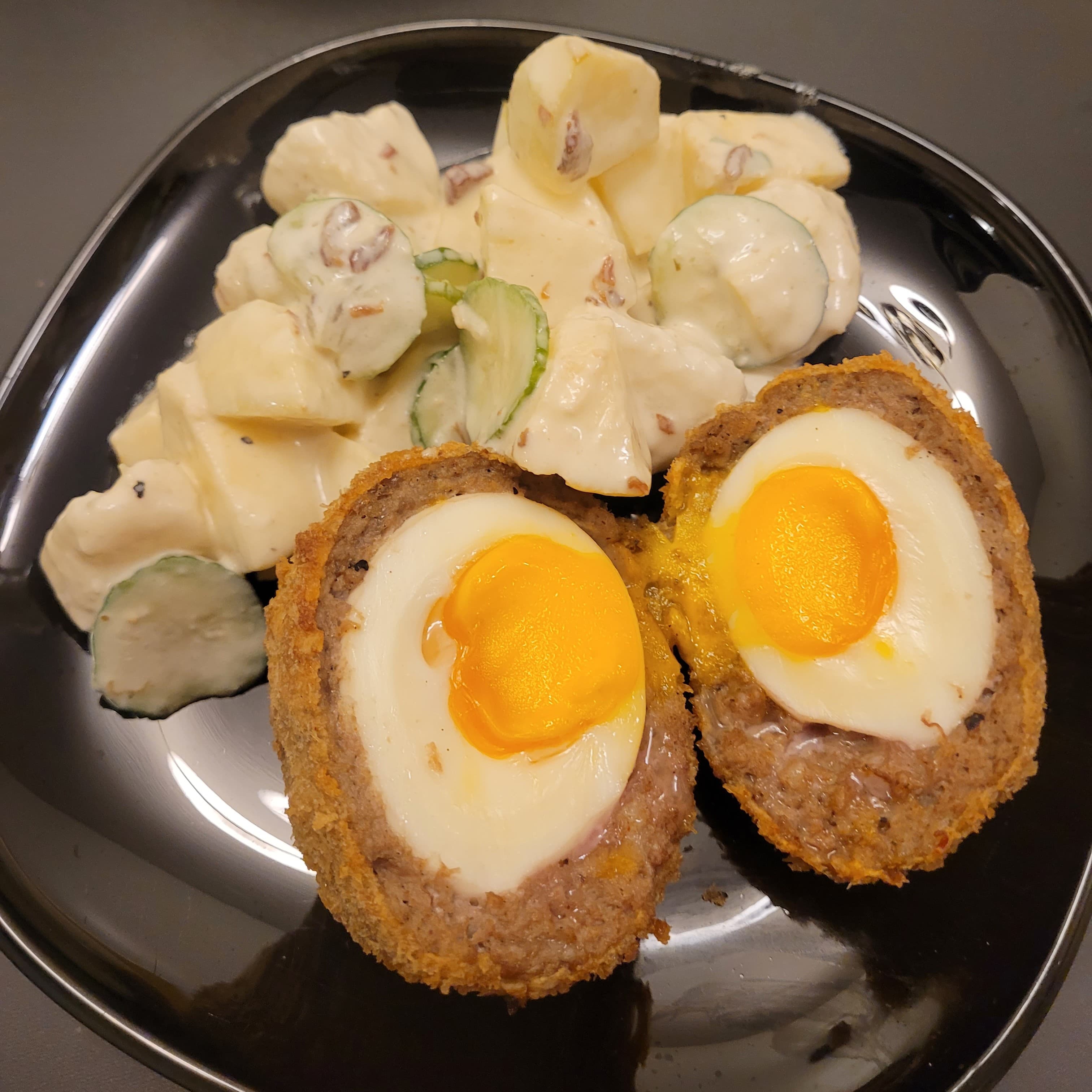 Scotch Egg Potato Salad
