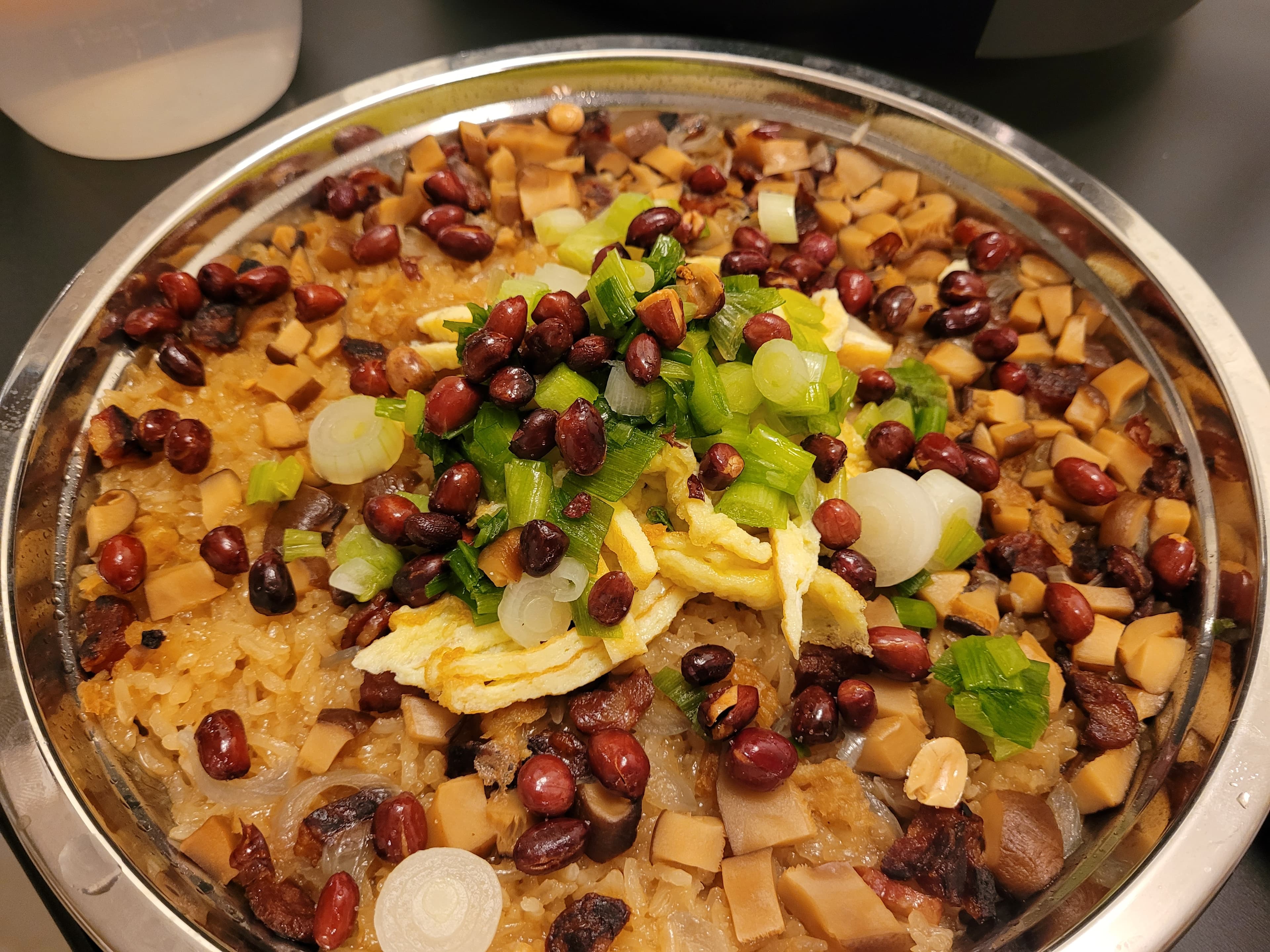 Sticky Rice Steamed Toppings